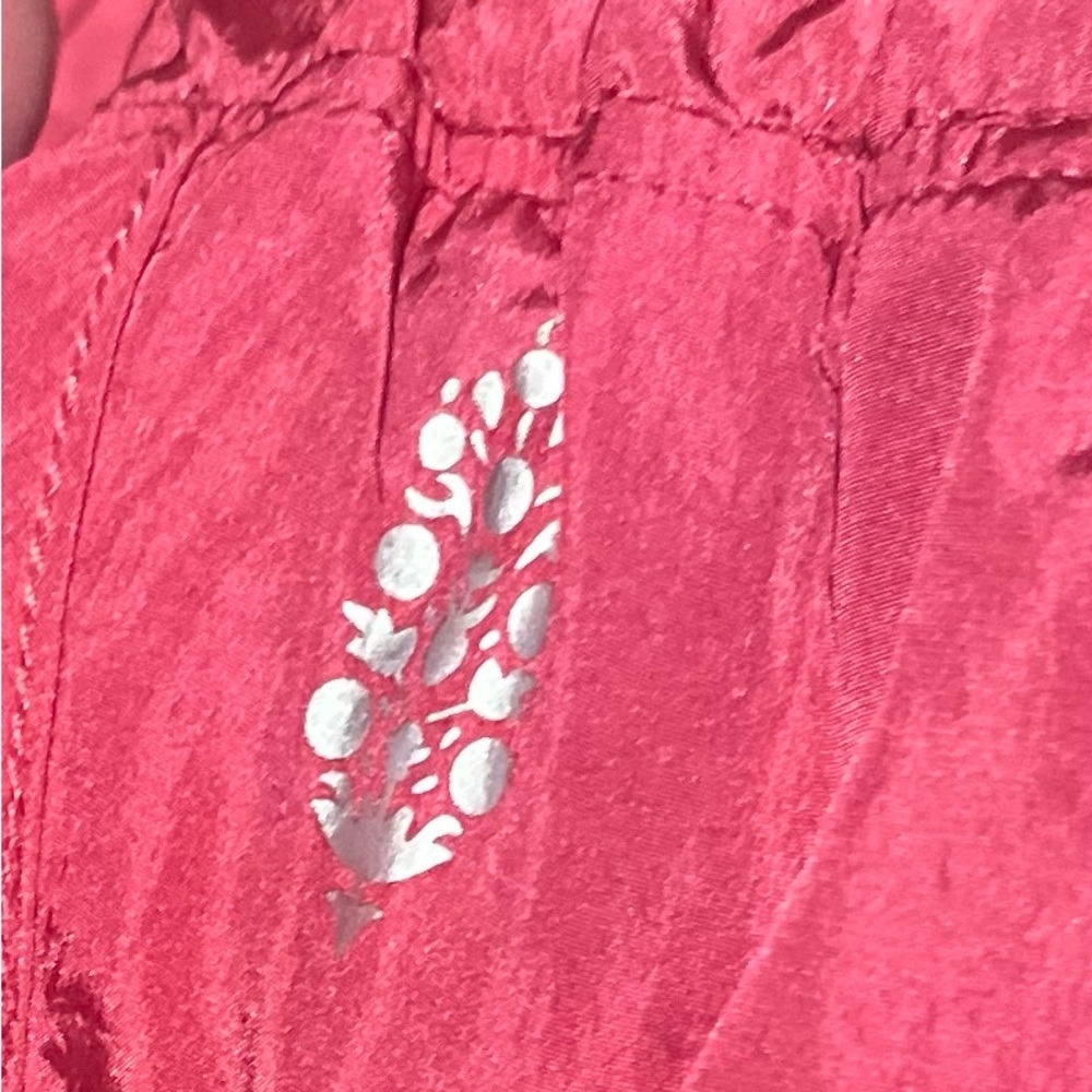 Free people FP movement large pink shiny shorts athletic sexy - Picture 4 of 5
